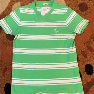 Abercrombie striped t shirt